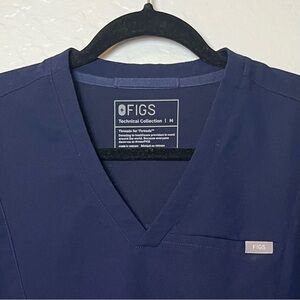 FIGS Women's Halle Navy Blue Shirt